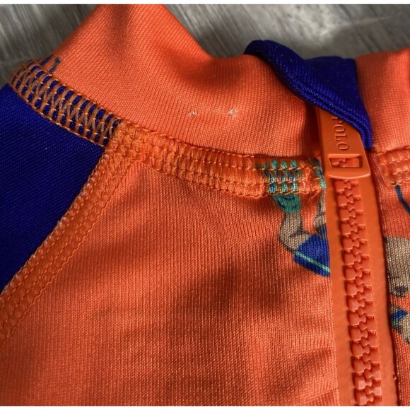 Polo Ralph Lauren Baby Boy Polo Bear Rash Guard/ Swim Gear 9-12 Months - Picture 7 of 8